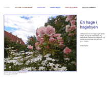 Tablet Screenshot of enhageihagebyen.no